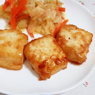 水切り不要簡単！揚焼きでヘルシー♪甘辛揚げ出し豆腐